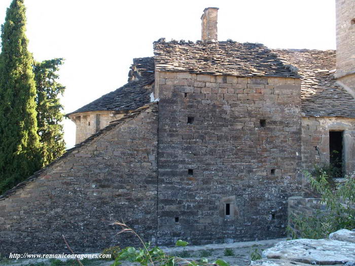 ARRANQUE DE LA TORRE ADOSADA AL PRESBITERIO NORTE